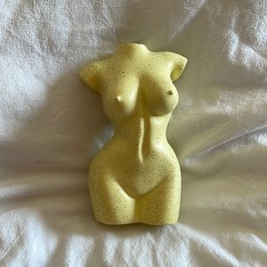 Ceramic ladies body vase